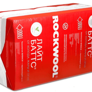 Утеплитель ROCKWOOL ЛАЙТ БАТТС 1000x600x100