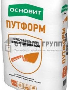 Клей для пеноблоков Путиформ Т-114 Теплоизоляционный