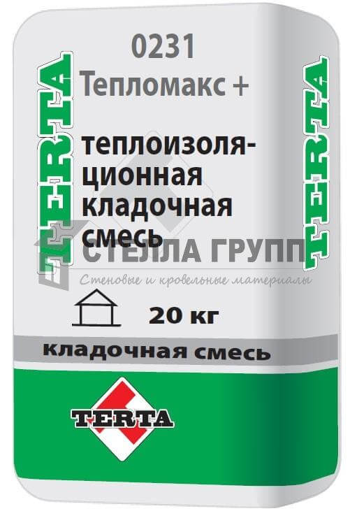 Кладочная смесь Тепломакс зима теплоизоляционная