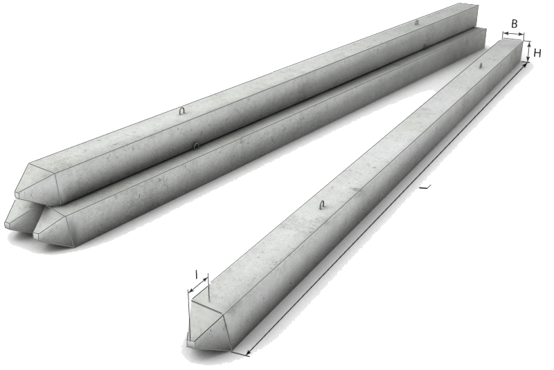 Свая С60-30-(7-8) ЗАО Железобетон