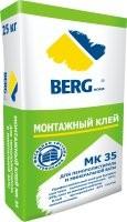 МК 35 - Монтажный клей для монтажа панелей из пенополистирола и минеральной ваты BERGhome