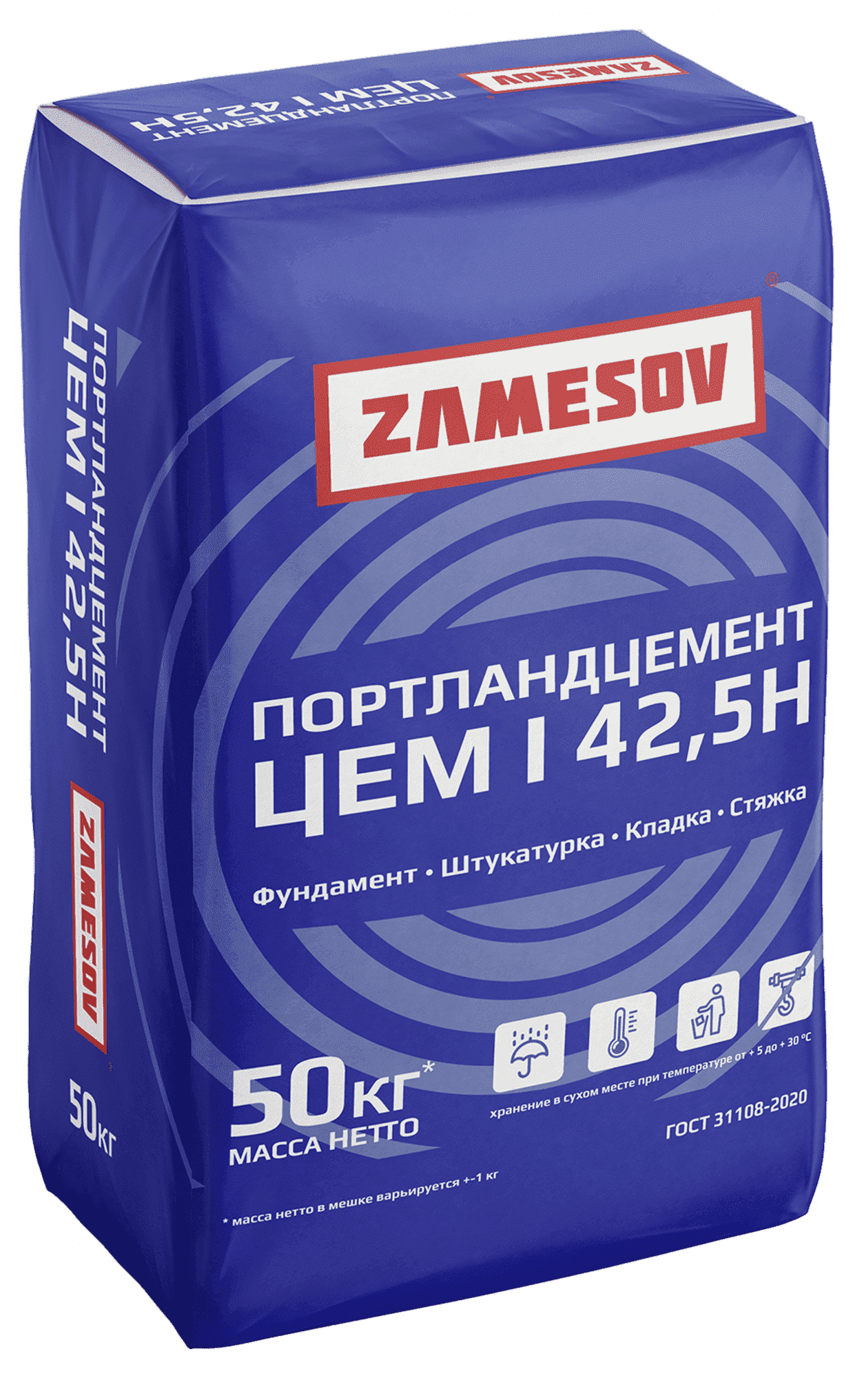 Цемент М500 Zamesov 50 кг
