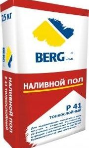 Р 41 Тонкослойный - Наливной пол BERGhome