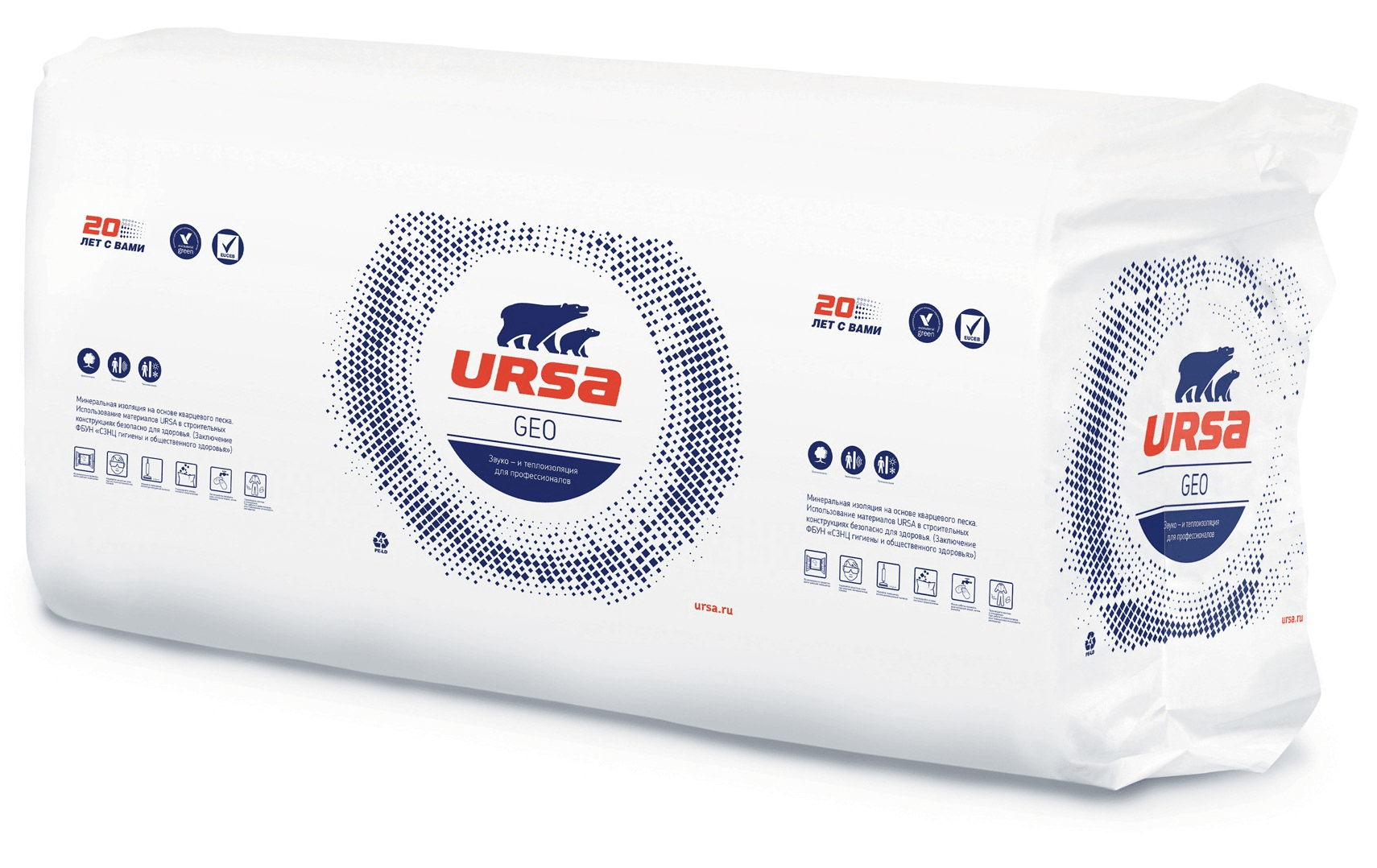 Утеплитель Ursa П 15 (1000*600*50)