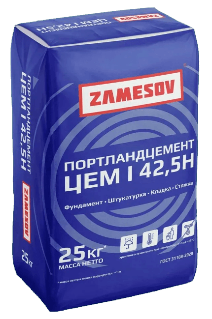 Цемент М500 Zamesov 25 кг
