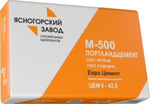 Цемент М500 Д0 Ясногорский 50кг