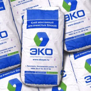 Клей для газобетонных и силикатных блоков